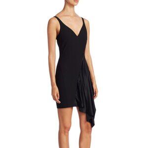 Cinq à Sept Mallory Panel Mini Dress, Black, Size 4